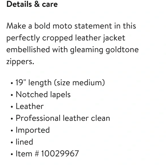 🌟NWT L’AGENCE ONNA BLACK LEATHER CROP BIKER JACKET SIZE XL - Picture 9 of 14